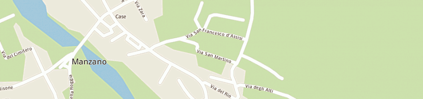 Mappa della impresa temporini diva a MANZANO