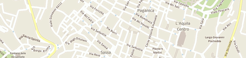 Mappa della impresa polidori nestore a L AQUILA