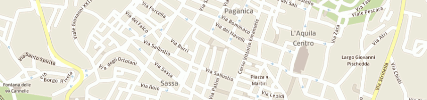 Mappa della impresa pasticceria margherita a L AQUILA