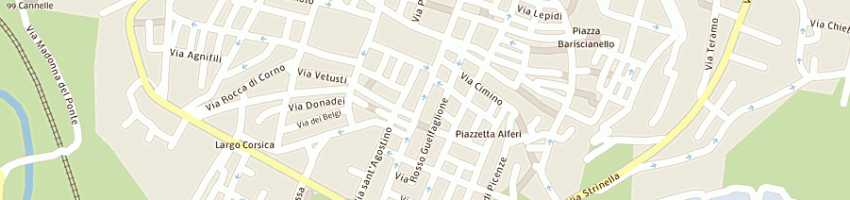 Mappa della impresa lesa di lenza e sarra snc a L AQUILA