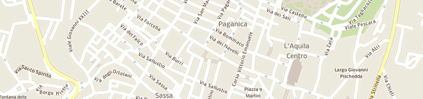 Mappa della impresa bar caffetteria torrepalazzo ex tatanka a L AQUILA