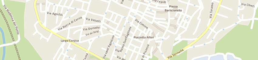 Mappa della impresa ristorante dei gemelli a L AQUILA