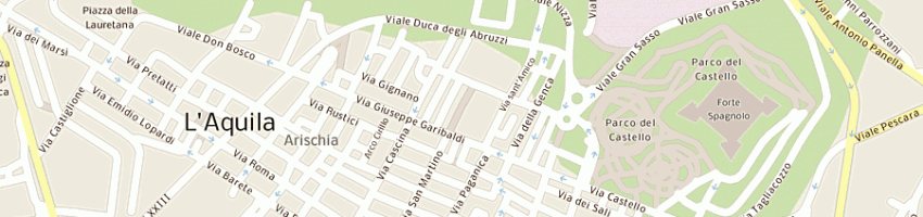 Mappa della impresa cucchiarelli lavori di cucchiarelli geom stefano sas a L AQUILA
