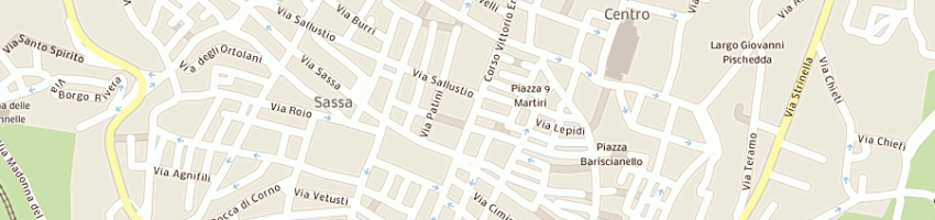 Mappa della impresa carispaq cassa di risparmio della provincia dell aquila spa a L AQUILA
