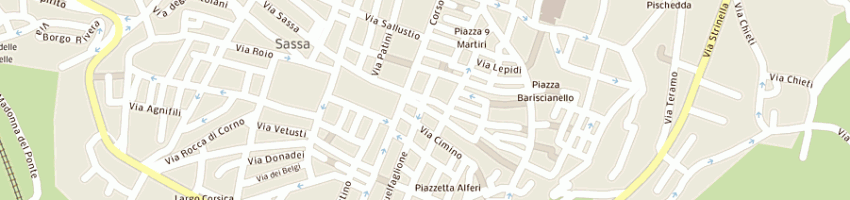 Mappa della impresa placidi giulio panificio a L AQUILA