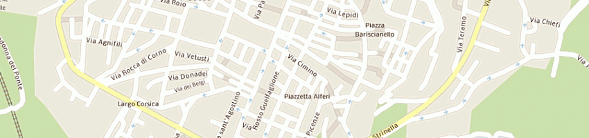 Mappa della impresa ristorante le mangiatoie a L AQUILA