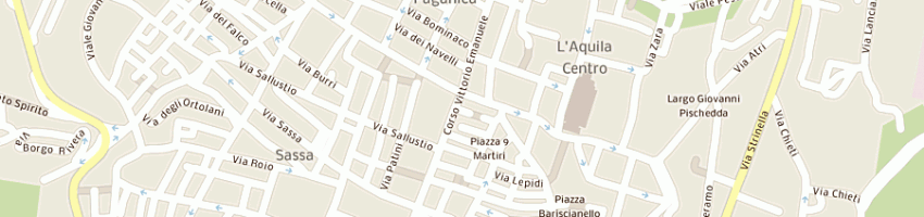 Mappa della impresa impresa edile-stradale di martella geom pasquale e c - sas a L AQUILA