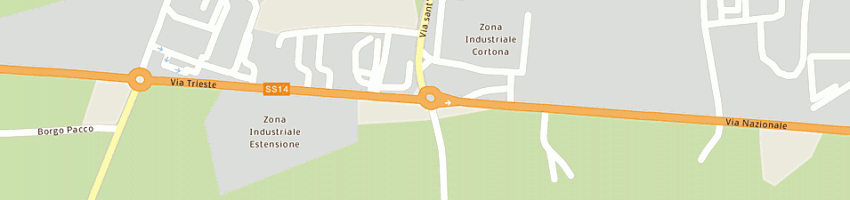 Mappa della impresa mz carservice di mauri stefano e zorat paolo snc a FIUMICELLO