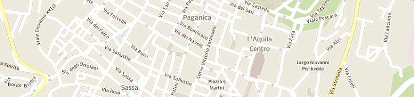 Mappa della impresa italfocaccia srl a L AQUILA