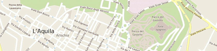 Mappa della impresa de paolis franco a L AQUILA