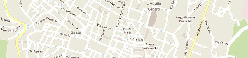 Mappa della impresa isidori vittorio a L AQUILA