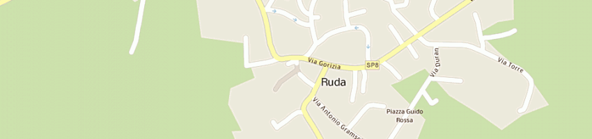 Mappa della impresa circolo acli gtoniolo a RUDA