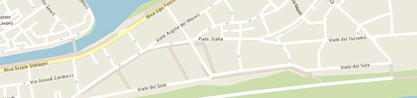 Mappa della impresa ristorante pizzeria negresco di barbato pietro a GRADO