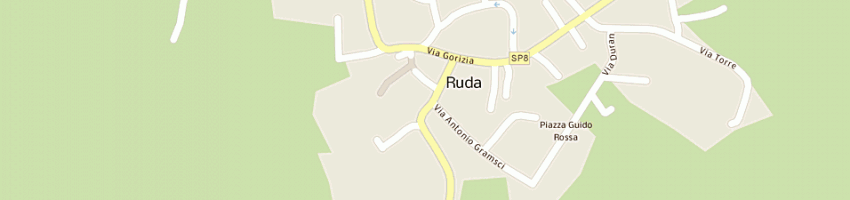 Mappa della impresa poste italiane spa a RUDA