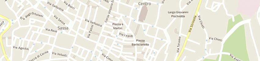 Mappa della impresa ranieri dino a L AQUILA