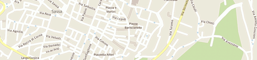 Mappa della impresa isidori gaetano maria a L AQUILA
