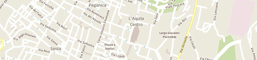 Mappa della impresa scuola materna de amicis a L AQUILA