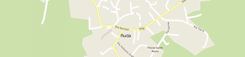 Mappa della impresa godeas gianni a RUDA