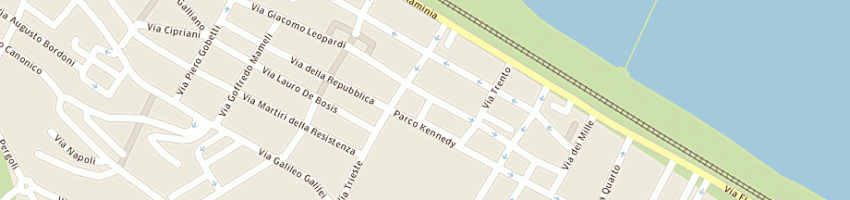 Mappa della impresa la ginestra fiori e piante di messina nicoletta e giulia a FALCONARA MARITTIMA