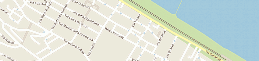 Mappa della impresa paolinelli ettore a FALCONARA MARITTIMA