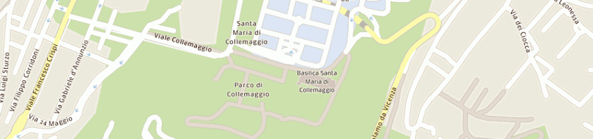 Mappa della impresa centro celestiniano a L AQUILA