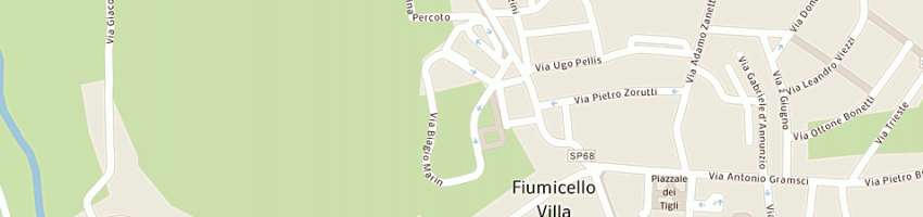 Mappa della impresa unafin srl a FIUMICELLO