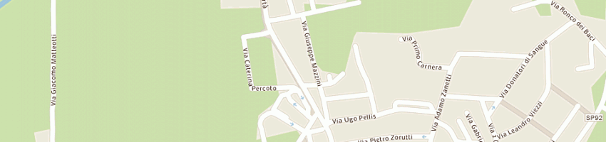 Mappa della impresa bar trattoria stadio a FIUMICELLO