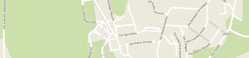 Mappa della impresa pezzulich giovanni francesco a FIUMICELLO