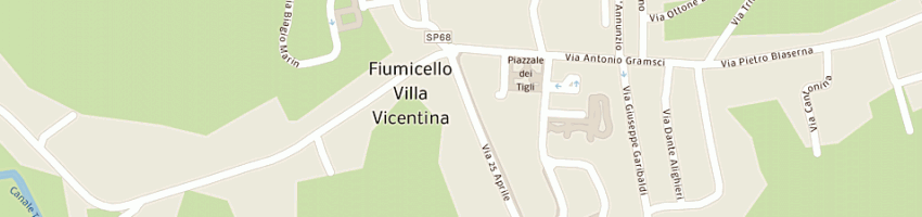 Mappa della impresa trattoria fogolar di boni galileo e c sdf a FIUMICELLO