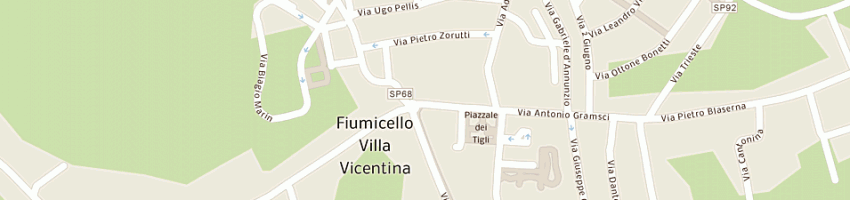 Mappa della impresa banca popolare friuladria spa a FIUMICELLO