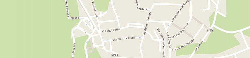 Mappa della impresa data center di zamparutti arno e c snc a FIUMICELLO
