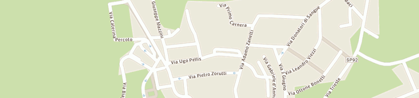Mappa della impresa comune di fiumicello a FIUMICELLO