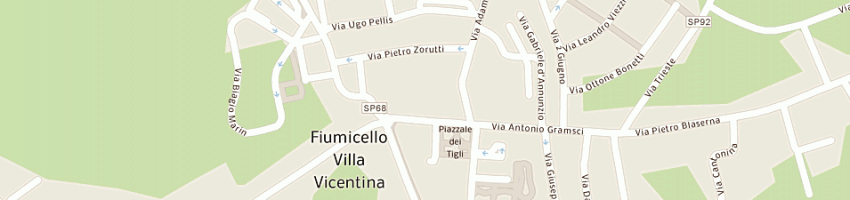 Mappa della impresa supersonik di manzan simone a FIUMICELLO