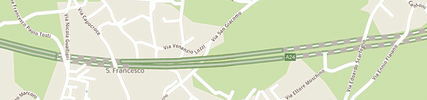 Mappa della impresa ristorante la rupe - da peppino a L AQUILA