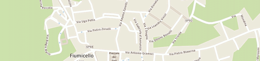 Mappa della impresa bottega del ghiottone (snc) a FIUMICELLO