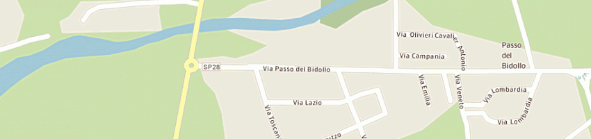 Mappa della impresa salvatori romina a CORRIDONIA