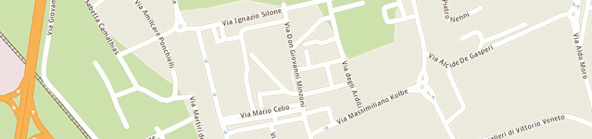 Mappa della impresa petriccone domenico a AVEZZANO