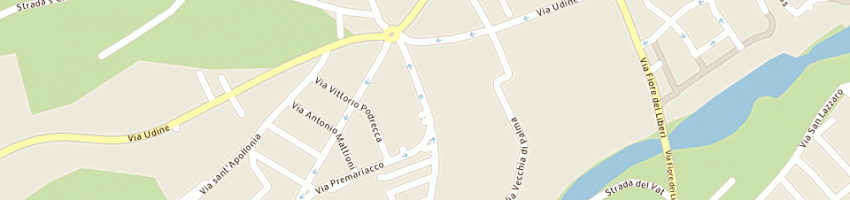 Mappa della impresa guiotto patrizia a CIVIDALE DEL FRIULI