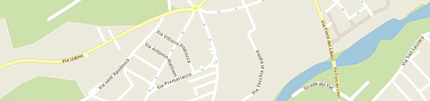 Mappa della impresa latteria sociale di cividale srl a CIVIDALE DEL FRIULI