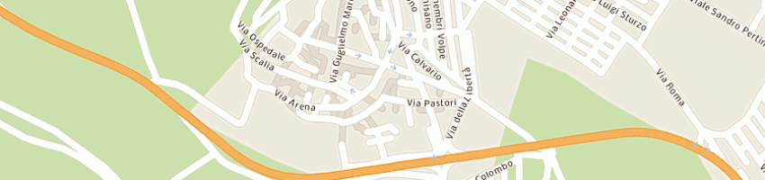 Mappa della impresa comando provinciale vigili del fuoco a SICULIANA