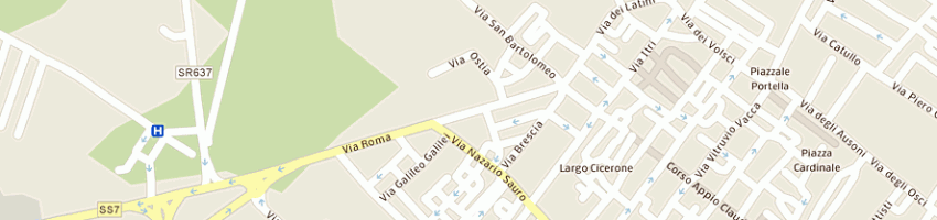 Mappa della impresa microtec di di biase paolo a FONDI