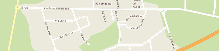 Mappa della impresa pizzeria il tarantino di ferretti giuseppe e c snc a CORRIDONIA
