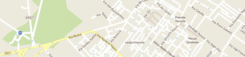 Mappa della impresa quadrino giovanni a FONDI