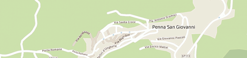 Mappa della impresa calzaturificio 2r di frinconi rosina e c sdf a PENNA SAN GIOVANNI