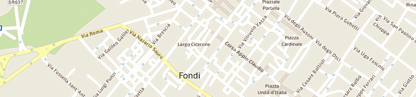Mappa della impresa dinor sdf a FONDI