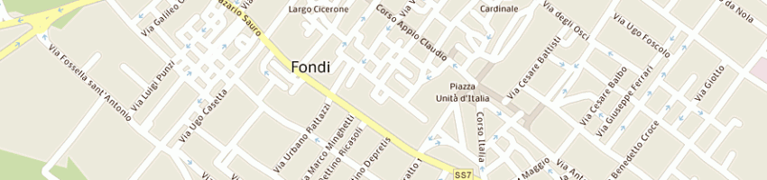 Mappa della impresa il frantoio ristorante  a FONDI