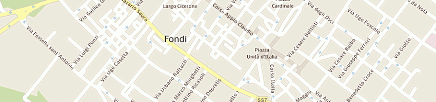 Mappa della impresa centro medico pompili srl a LATINA