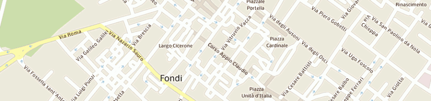 Mappa della impresa bar sepe di sepe sergio snc a FONDI