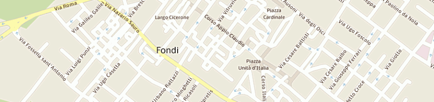 Mappa della impresa manzi gerardo a FONDI