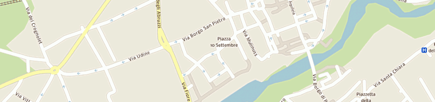 Mappa della impresa salone gabriella a CIVIDALE DEL FRIULI
